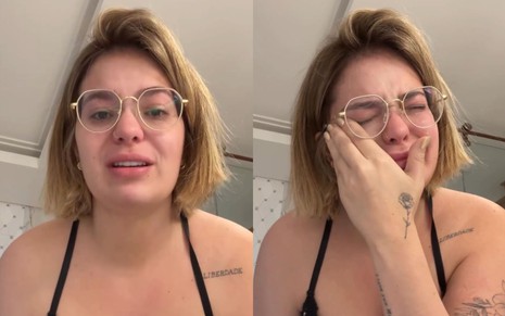 Viih Tube chora e enxuga as lágrimas em vídeo publicado no Instagram